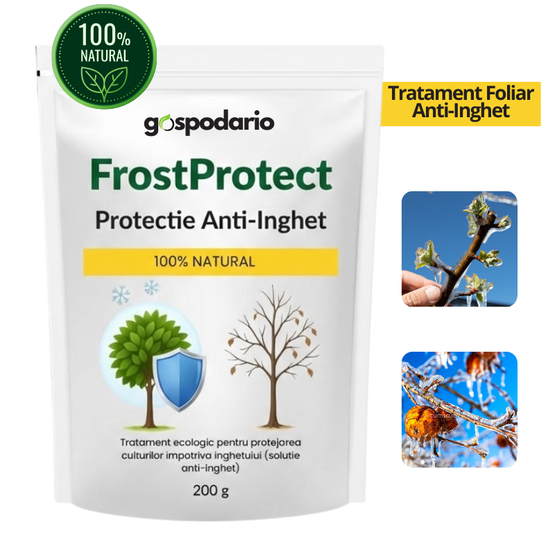 FrostProtect - Solutie impotriva inghetului pentru plante si pomi 200g Gospodario