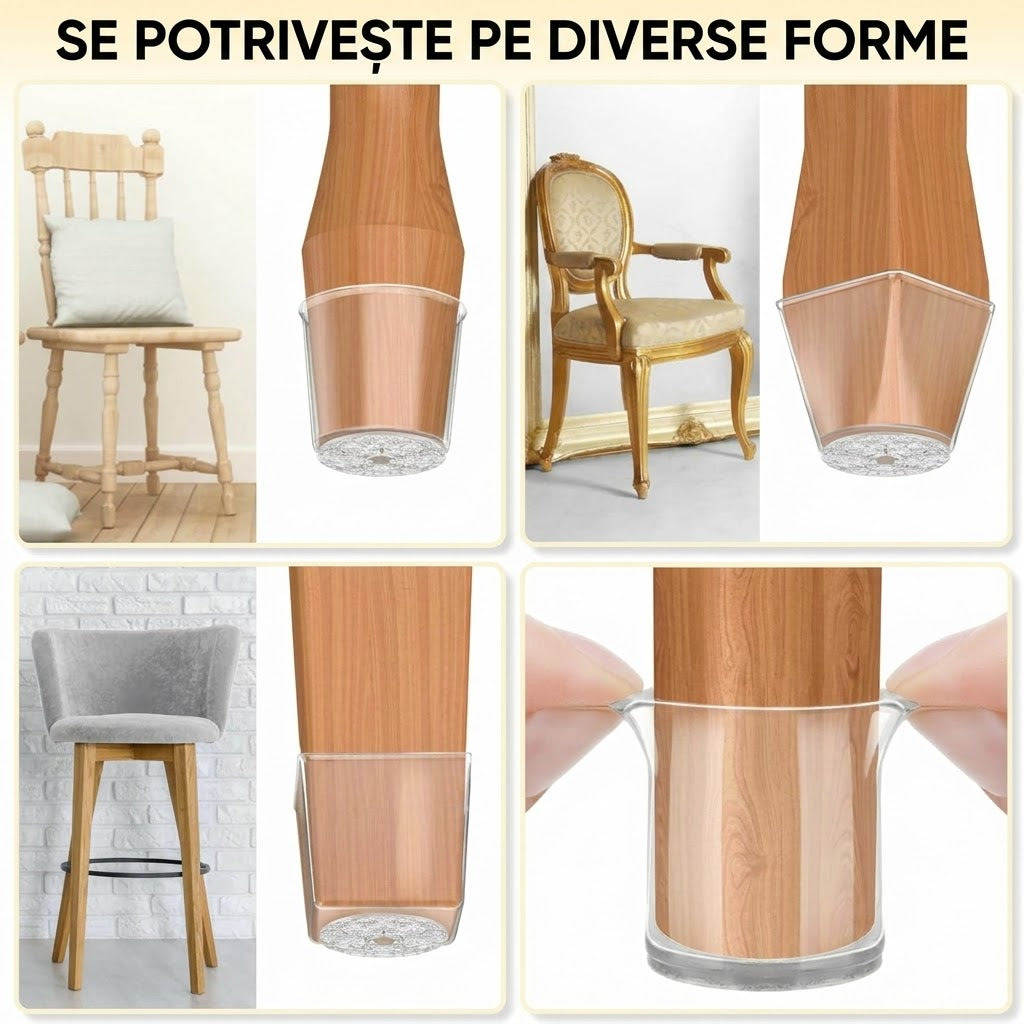 Silicov - Protectie din silicon pentru picioarele scaunelor