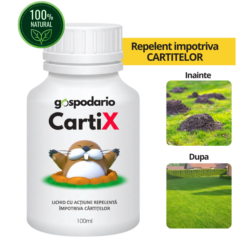 CartiX - Repelent impotriva cartitelor si musuroaielor 100ml Gospodario